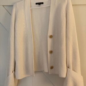 Banana Republic Bell Sleeve Sweater - White